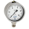 Rohrfedermanometer Fig. 366 Edelstahl/Sicherheitsglas R100 Messbereich 0 - 250 bar Prozessanschluss Edelstahl 1/2" NPT